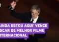 Oscar do Brasil: veja discurso de Walter Salles legendado após prêmio de Melhor Filme Internacional