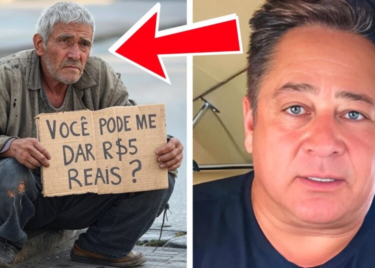 MENDIGO PERGUNTA PARA LEONARDO “VOCÊ PODE ME DAR 5 REAIS?” A RESPOSTA DELE DEIXA TODOS EM CHOQUE…