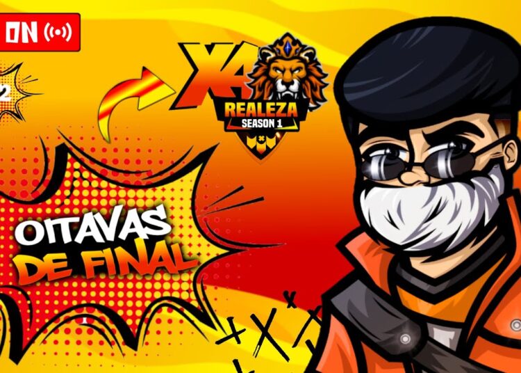OITAVAS DE FINAL🧡SEGUNDO DIA DO X4 REALEZA!!  LIVE ON DE FREE FIRE