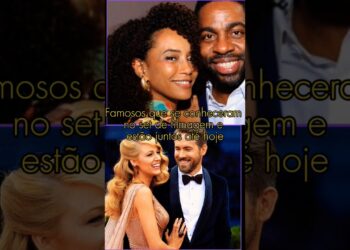 Famosos que se conheceram no set de filmagem.😍#famosos #entretenimento #shortsviral