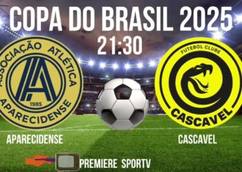 APARECIDENSE X CASCAVEL⚽️COPA DO BRASIL | HORÁRIO | ONDE ASSISTIR | JOGOS DE HOJE