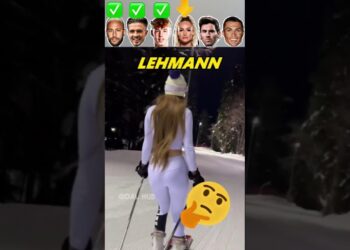 Neymar JR Vs Grealish Vs Palmer Vs Lehmann Vs Messi Vs Ronaldo Ski Challenge⛷️ #shorts