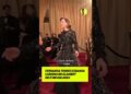 Fernanda Torres comenta sobre fãs brasileiros no glamBOT do Oscars #shorts