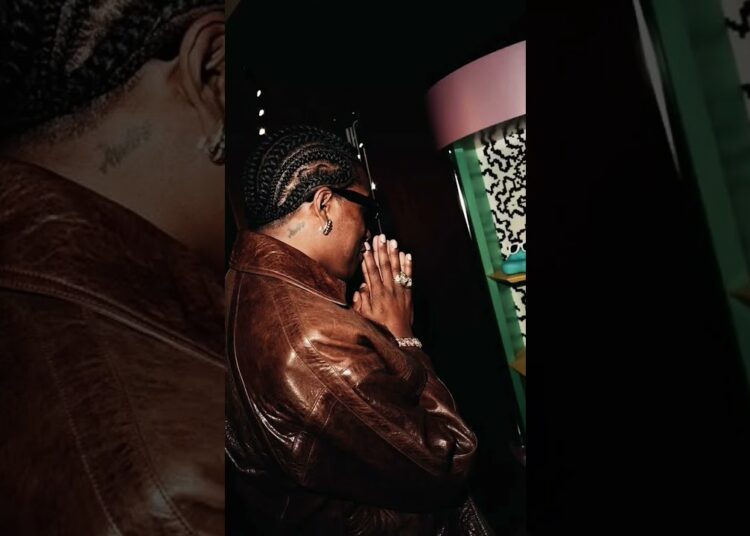 Rocky Host’s First Ray Ban Event #asaprocky🔥 in Milan during #awge #yoytubeshorts #rap  #aspmob