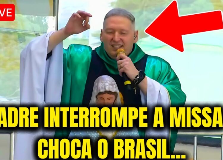 PADRE MARCELO ROSSI INTERROMPE SUA MISSA E SURPREENDE A TODOS COM UM AVISO QUE CHOCOU O BRASIL…