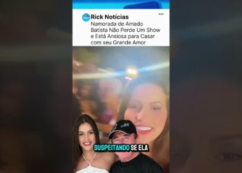 Namorada de Amado Batista Não Perde Um Show e Está Ansiosa para Casar com seu Grande Amor