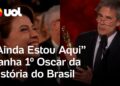 Ainda Estou Aqui vence primeiro Oscar para o Brasil, veja vídeo com discurso de Walter Salles