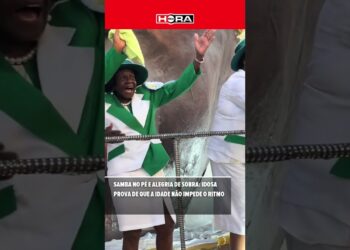 Dona Neli Arrasa no Samba: Energia de Sobra na Sapucaí!  | Meia Hora Notícias