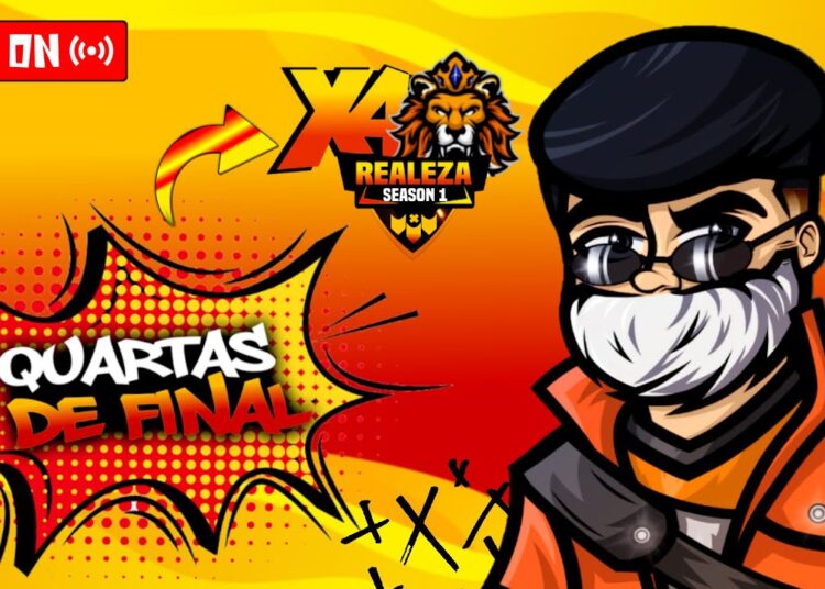 QUARTAS DE FINAL 🧡DO X4 REALEZA!!  LIVE ON DE FREE FIRE
