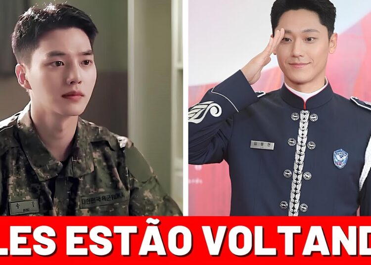 CELEBRIDADES COREANAS QUE SERÃO DISPENSADAS DO EXÉRCITO EM 2025!
