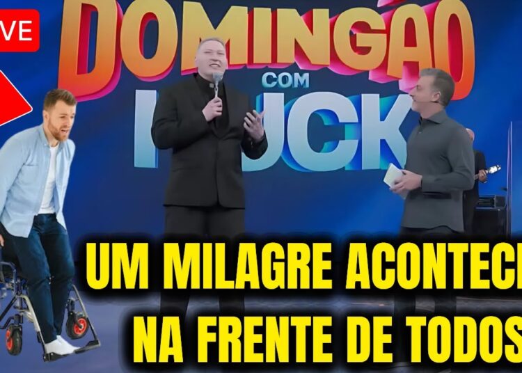 LUCIANO HUCK RIDICULARIZA PADRE MARCELO ROSSI AO VIVO, MAS É SURPREENDIDO POR UM MILAGRE AO VIVO…