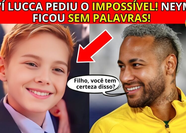 DAVÍ LUCCA PEDE ALGO INESPERADO PARA NEYMAR E SUA REAÇÃO SURPREENDE A TODOS!