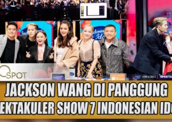 KEHEBOHAN JACKSON WANG DI PANGGUNG SPEKTAKULER SHOW 7 INDONESIAN IDOL BIKIN FANS HISTERIS  – GOSPOT