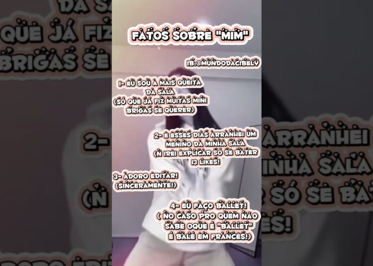 fatos sobre “mim” #bonito #fofocas #humor #legal #fyy #vaiprofycaramba #edit #memes #amor