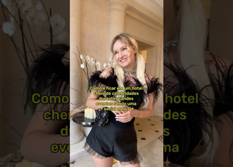 Realidade em ficar em um hotel cheio de celebridades🌟 #socialmedia #marketing #famosos #fama