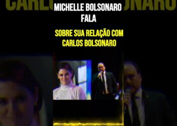 Michelle Bolsonaro fala sobre sua relação com Carlos Bolsonaro