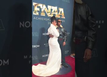 Rihanna & A$AP Rocky at the FN Achievements awards 💝💫#rihanna #asaprocky #yoytubeshorts