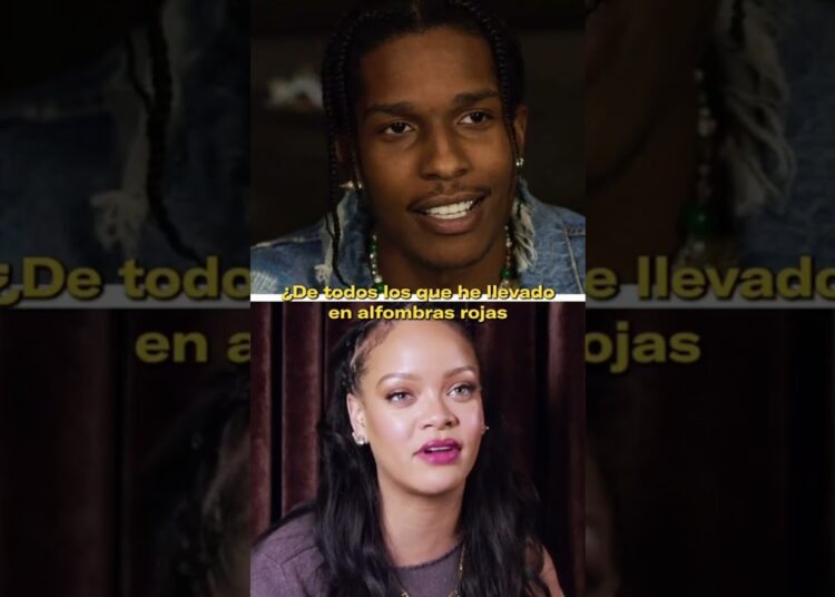 Enthusiastic about this new fashion choice by Rihanna.🔥💙#Rihanna #ASAPRocky #awge