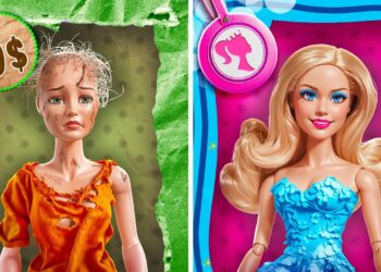De Pobreza à Realeza: A Transformação Encantadora de Barbie! ✨👑