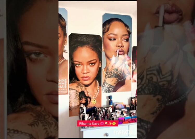 Rihanna collection Had Become Museum #rihannanavy #fentybeauty we love u Riri💞#fentyskin🎈💎🌠