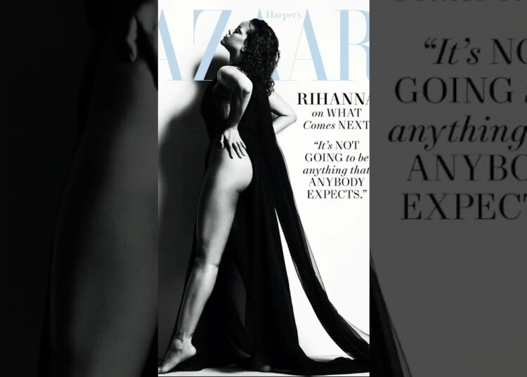 Rihanna for Harper’s BAZAAR (2025) #rihanna #rihannanavy #yoytubeshorts
