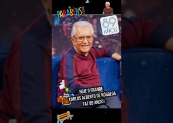 Hoje Carlos Alberto de Nóbrega completa 89 anos!#homenagem #parabéns#shorts#famosos #praçaénossa
