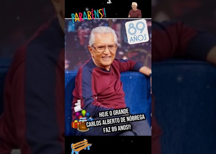 Hoje Carlos Alberto de Nóbrega completa 89 anos!#homenagem #parabéns#shorts#famosos #praçaénossa