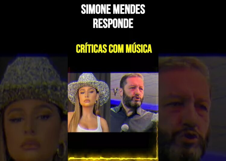 Simone Mendes responde críticas com música