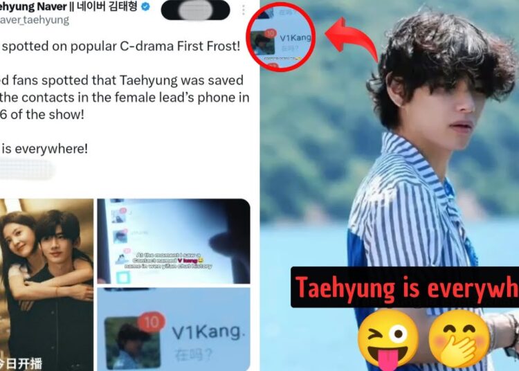 Taehyung’s Name Spotted in C-Drama First Frost! Coincidence or Hidden Message?