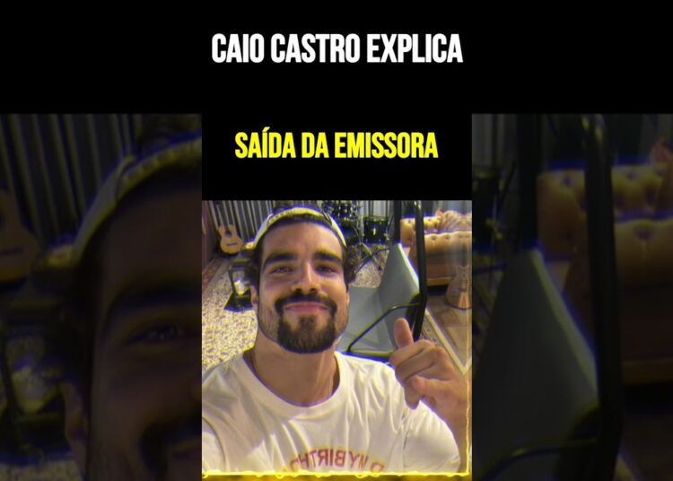 Caio Castro explica saída da emissora