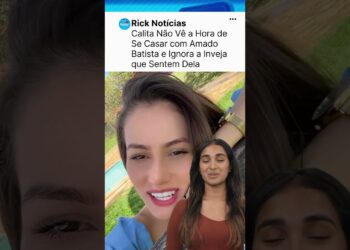 Calita Não Vê a Hora de Se Casar com Amado Batista e Ignora a Inveja que Sentem Dela #AmadoBatista