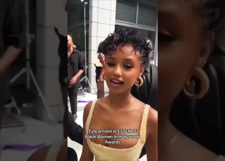 Tyla at the 2025 Essence Black Woman in Hollywood Awards! #tyla✨🔥#youtubeshorts