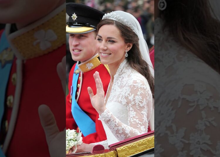 Kate Middleton desafiou a realeza no dia do casamento! #shortsyoutube #shortsfeed #news