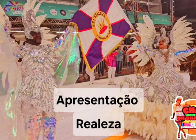 Apresentação da Escola Realeza no Carnaval 2025 de Porto Alegre, Série Prata.