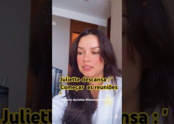 JULIETTE DESCANSA MUITO E LOGO VAI PARA REUNIÕES.  #shorts #juliette #famosas #fofocas