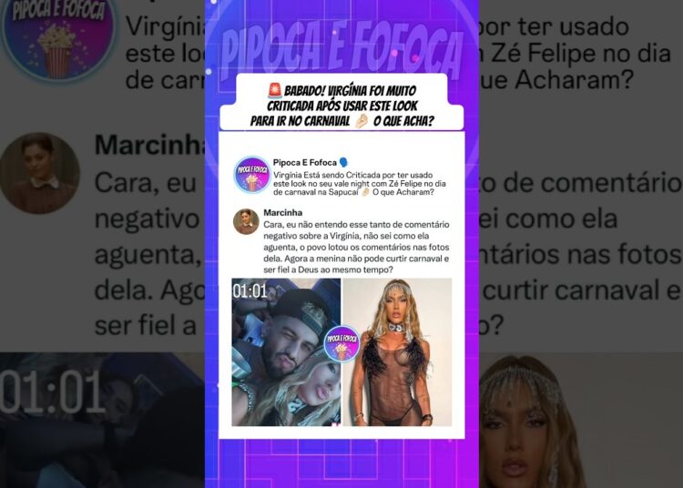 Virgínia foi criticada nas redes 🤩 #virginia #shorts #fofocas