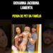 Giovanna Jacobina lamenta perda de pet da família