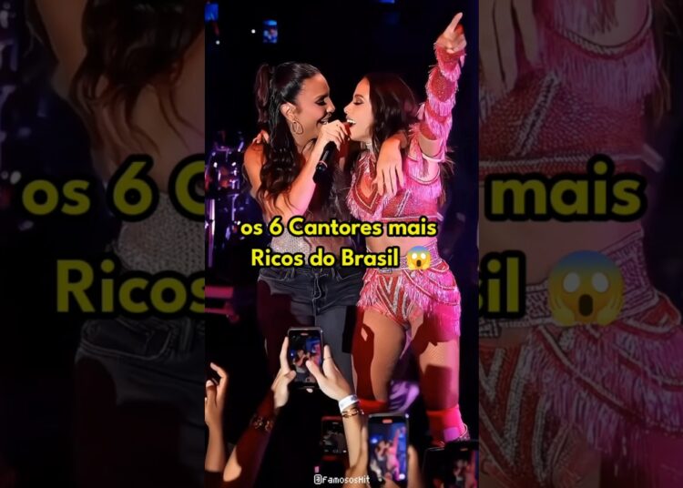 os 6 Cantores mais Ricos do Brasil 😱
