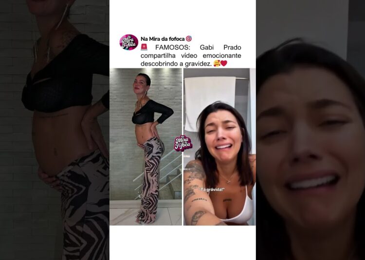 GABI PRADOS DESCOBRINDO GRAVIDEZ ❤️👏 #familia #fofoca #gravidez #mãe