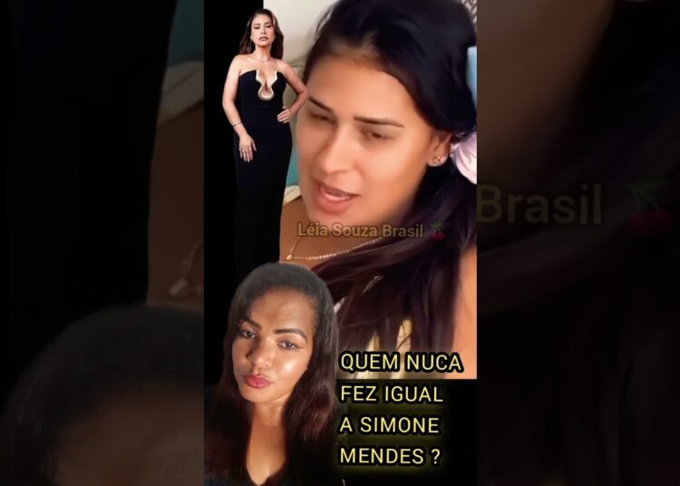 QUEM NUNCA FEZ IGUAL A SIMONE MENDES? 😱 #fofoca #famosos #shotrs #simonemendes #kakadiniz  #simaria