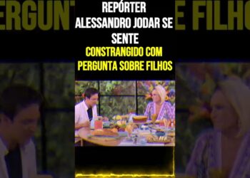 Repórter Alessandro Jodar se sente constrangido com pergunta sobre filhos