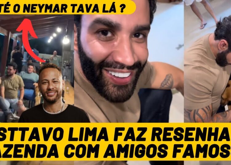 Gusttavo Lima em RESENHA com vários amigos FAMOSOS, o embaixador sabe viver