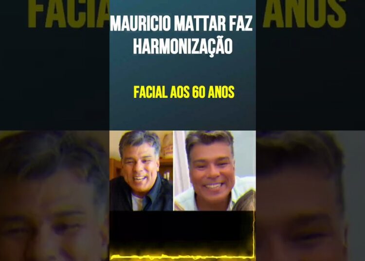 Mauricio Mattar faz harmonização facial aos 60 anos