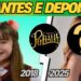 ✅ANTES E DEPOIS DOS FAMOSOS DE[ AS AVENTURAS DE POLIANA]😱