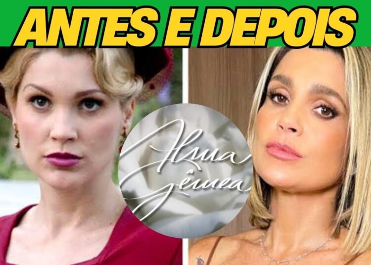 ✅ANTES E DEPOIS DOS FAMOSOS DE [ALMA GÊMEA] 😱2025😱
