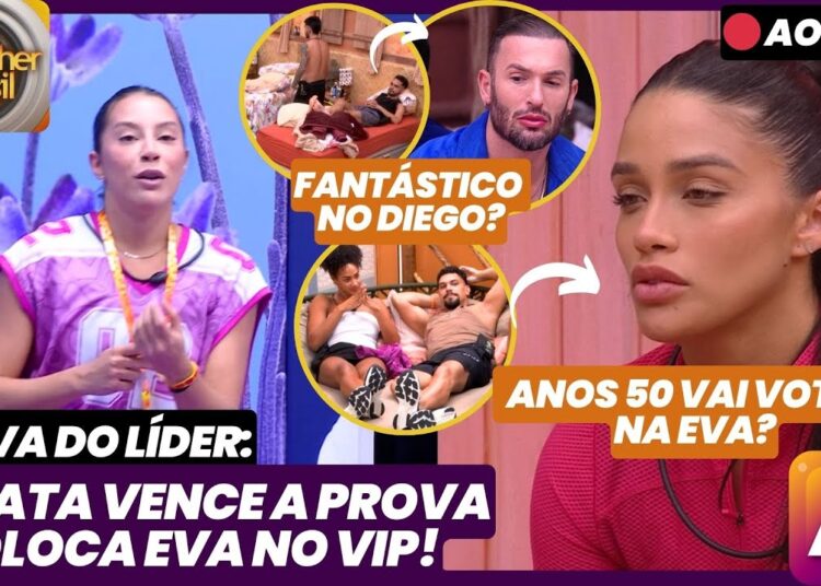 BBB 25 – Renata vence A PROVA DO LÍDER e vai indicar Aline! Eva e Diego paredão? Atualíssimo
