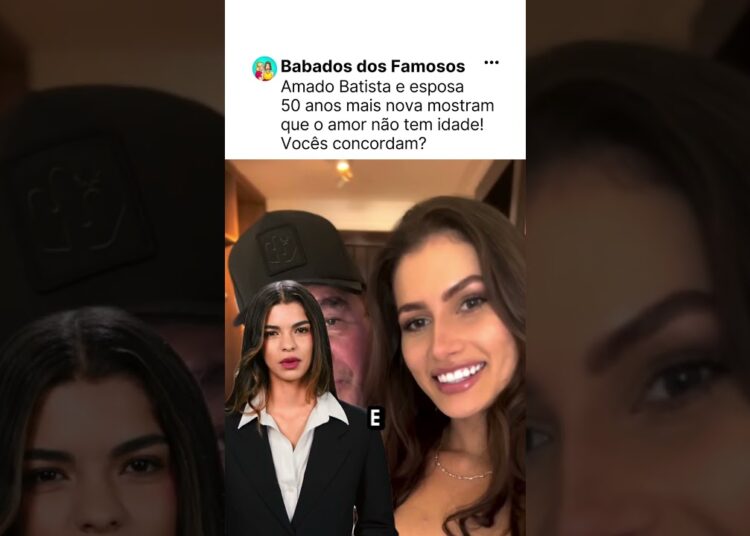 Amado Batista e esposa 50 anos mais nova mostram que o amor não tem idade! Vocês concordam?