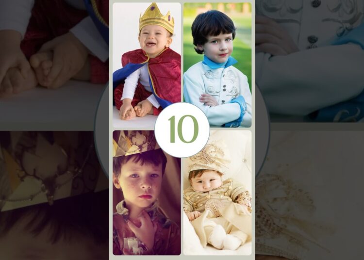 10 nomes de meninos inspirados na realeza🫅💙 #nomesmasculinos #name #bebe #maedemenino