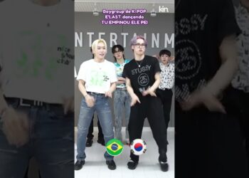 IDOLS COREANOS dançam o TIKTOK Brasileiro ‘Tu empinou ele Pei’ feat. E’LAST #shorts