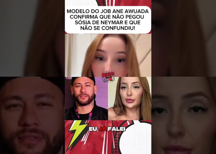 Modelo do job afirma que não pegou sósia de Neymar. #fofoca #entretenimento #neymar #shorts